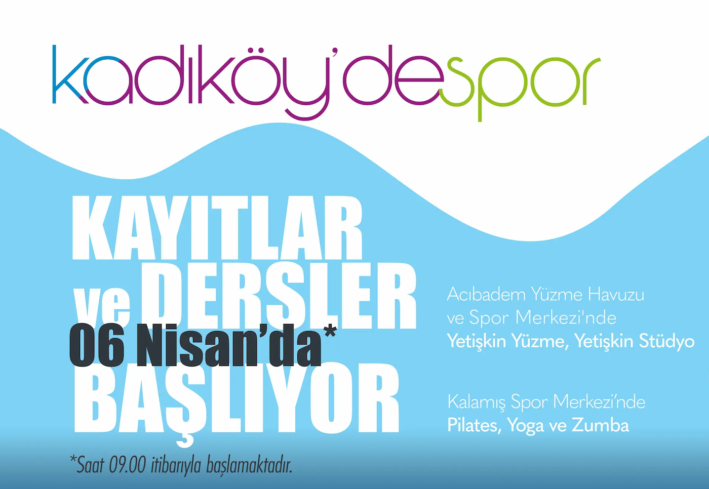 Yeni dönem spor kayıtları yarın başlıyor